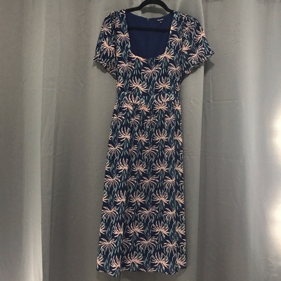 Madewell Tie Back Floral Dress - Picture 1 of 4